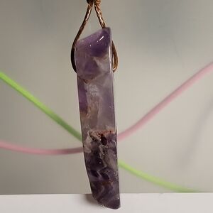 Elegant Purple Amethyst Pendant Necklace